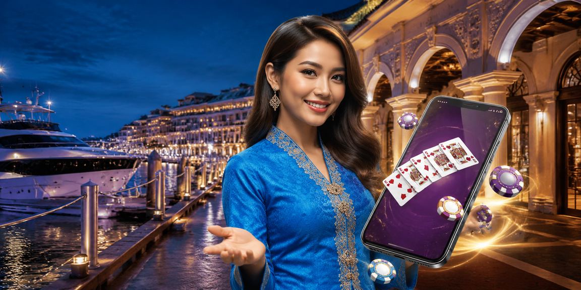 Permainan rummy dalam talian dengan pakaian baju kurung Malaysia